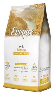 Evoque cat kitten chicken and turkey